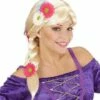 PERRUQUE RAPUNZEL (Perruque Longue Avec Fleurs) En Boite 1 PERRUQUE RAPUNZEL (Perruque Longue Avec Fleurs) En Boite -FêteMagique Soldes 06751 nc 06751 a