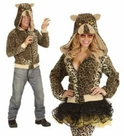 BLOUSON POLAIRE LÉOPARD (Veste Polaire à Capuche) Tailles H/F - Démo Vidéo