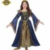 JEUNE REINE MÉDIÉVALE (Robe, Jupon, Couronne) Tailles Enfants - Démo Vidéo -FêteMagique Soldes 0713 nc 0713 a