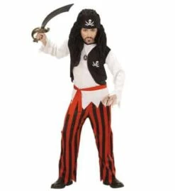 COSTUME GARÇON PIRATE (Avec Ceinture Et Bandeau) Tailles Enfants - Démo Vidéo