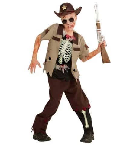 PETIT SHERIF ZOMBIE (Costume Avec Chapeau) Tailles Enfants - Démo Vidéo 3 PETIT SHERIF ZOMBIE (Costume Avec Chapeau) Tailles Enfants - Démo Vidéo