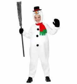 JEUNE BONHOMME DE NEIGE (Faux Ventre Et Accessoires) Tailles Enfants - Démo Vidéo