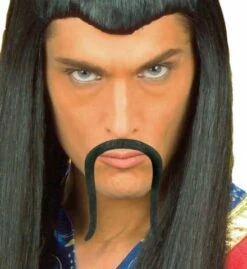 MOUSTACHE DE NINJA (Noires Et Adhésives)