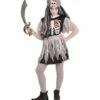 FILLE PIRATE ZOMBIE (Tunique Avec Bandana) Tailles Enfants - Démo Vidéo -FêteMagique Soldes 0860 nc 0860 a