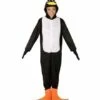 COSTUME PETIT PINGOUIN (Avec Capuche Et Masque) Tailles Enfants - Démo Vidéo -FêteMagique Soldes 086A nc 086A a