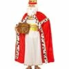 COSTUME JEUNE ROI MAGE (Grande Cape Avec Couronne) Tailles Enfants - Démo Vidéo -FêteMagique Soldes 086B nc 086B a