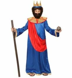 JEUNE ROI MAGE BIBLIQUE (Tunique Avec Couronne) Tailles Enfants - Démo Vidéo