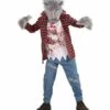 JEUNE LOUP GAROU FÉROCE (Costume Avec Masque) Tailles Enfants - Démo Vidéo -FêteMagique Soldes 088A nc 088A a
