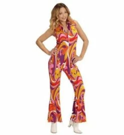 FEMME GROOVY ANNÉES 70 (Motifs Géométriques Flash) Tailles Adultes - Démo Vidéo