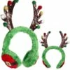 CACHE OREILLES RENNE NOEL (Serre Tête + Cache Oreilles) -FêteMagique Soldes 09660 a