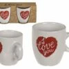 COFFRET MUGS I LOVE YOU (Pack Duo St Valentin)