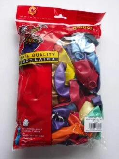 BALLONS ASSORTIS MÉTAL (Sachet 100 Ballons)