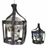 TÊTE DE MORT EN CAGE (Décoration Son Et Lumière) Taille 35 Cm - Démo Vidéo -FêteMagique Soldes 11436