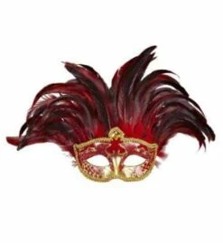MASQUE COLOMBINE INCAS (Glitter Et Plumes)