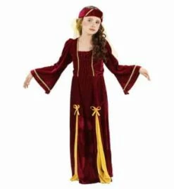 JEUNE PRINCESSE MÉDIÉVALE (Pack 4 Costumes Enfants) Tailles 3/4 Ans Et 4/5 Ans