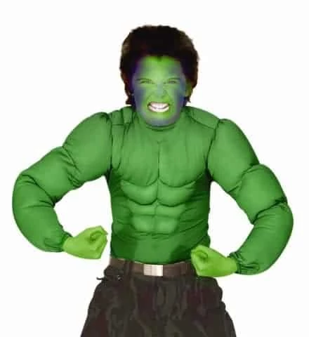 CHEMISE SUPER HÉROS VERT (Chemise Avec Muscles) Tailles Enfants 3 CHEMISE SUPER HÉROS VERT (Chemise Avec Muscles) Tailles Enfants