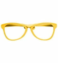 LUNETTES DE CLOWN XL (Lunettes Jaunes Géantes)