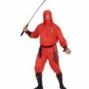 DRAGON NINJA ROUGE (Costume Et Accessoires) Tailles Adultes - Démo Vidéo -FêteMagique Soldes 133A nc 133A a