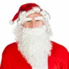 KIT VISAGE DU PÈRE NOEL (Bonnet, Cheveux, Barbe) Avec Moustache Et Sourcils -FêteMagique Soldes 13415