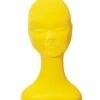 MAROTTE VELOURS JAUNE (Support Perruque) -FêteMagique Soldes 1387G nc 1387G a