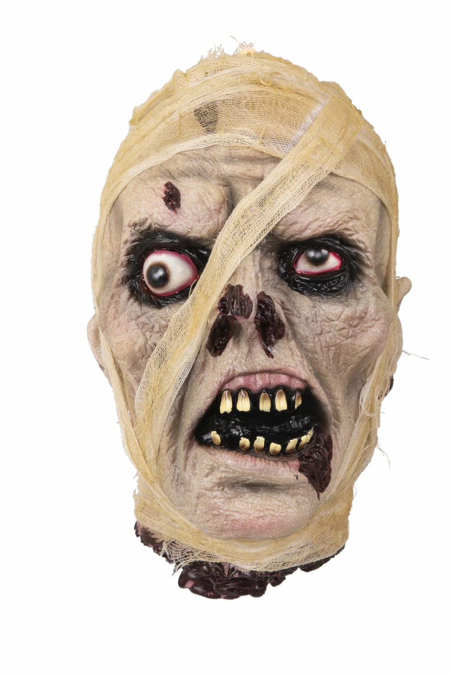 TÊTE DE MOMIE EN LATEX (Tête à Suspendre De 55 Cm) 3 TÊTE DE MOMIE EN LATEX (Tête à Suspendre De 55 Cm)