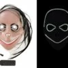 MASQUE MOMO A LED (Masque Lumineux) -FêteMagique Soldes 15000