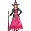 PETITE SORCIÈRE FÉE ROSE (Robe Enfant Avec Chapeau) De 2 à 13 Ans - Démo Vidéo -FêteMagique Soldes 1525 nc 1525 a