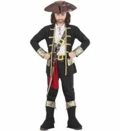 JEUNE CAPITAINE PIRATE (Costume Et Accessoires) Tailles Enfants - Démo Vidéo