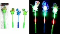 BATON LUMINEUX DINO (Taille 38 Cm - 2 Coloris)