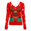 PACK 6 PULLS DE NOEL (Modèles Pour Femmes) Tailles S/M/L - 2 Motifs -FêteMagique Soldes 169641 deb2 scaled 1