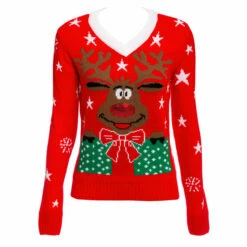 PACK 6 PULLS DE NOEL (Modèles Pour Femmes) Tailles S/M/L - 2 Motifs