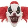 MASQUE CLOWN HILARANT (Masque En Latex + Cheveux) -FêteMagique Soldes 17349