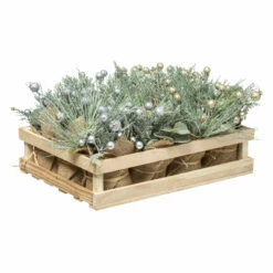 COMPOSITION DE TABLE (Thème Nature Or/argent) Dimension 16 Cm