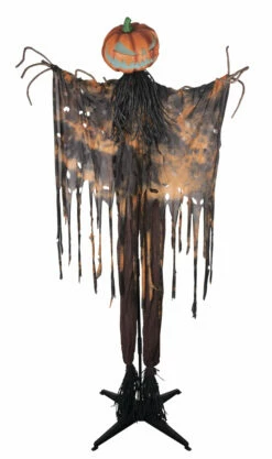 ÉPOUVANTAIL CITROUILLE (Animation Son Et Lumière) Taille 185 Cm - Démo Vidéo