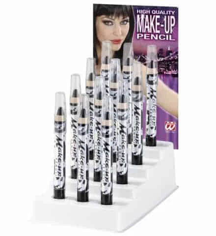 CRAYONS A MAQUILLAGE (Couleur Noir - 3.5 Ml) Présentoir 12 Crayons 3 CRAYONS A MAQUILLAGE (Couleur Noir - 3.5 Ml) Présentoir 12 Crayons