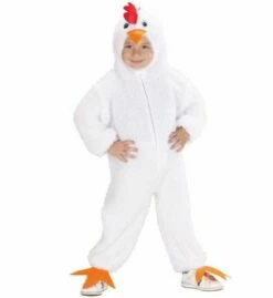 PETIT POULET FUZZY (Combinaison à Capuche) Taille Enfant 2/3 Ans