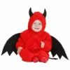 BÉBÉ DIABLE FUZZY (Combinaison à Capuche) Tailles 0-6 Mois Et 1/2 Ans -FêteMagique Soldes 1984D nc 1984D a