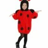 PETITE COCCINELLE FUZZY (Veste Et Capuche Peluche) Taille Unique 2/3 Ans -FêteMagique Soldes 1987B nc 1987B a