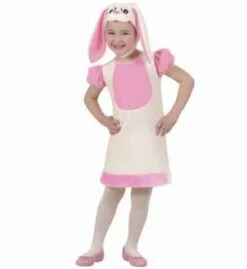ROBE ROSE LAPIN BUNNY (Pack 6 Costumes Filles) Tailles 2/3 Ans Et 3/4 Ans