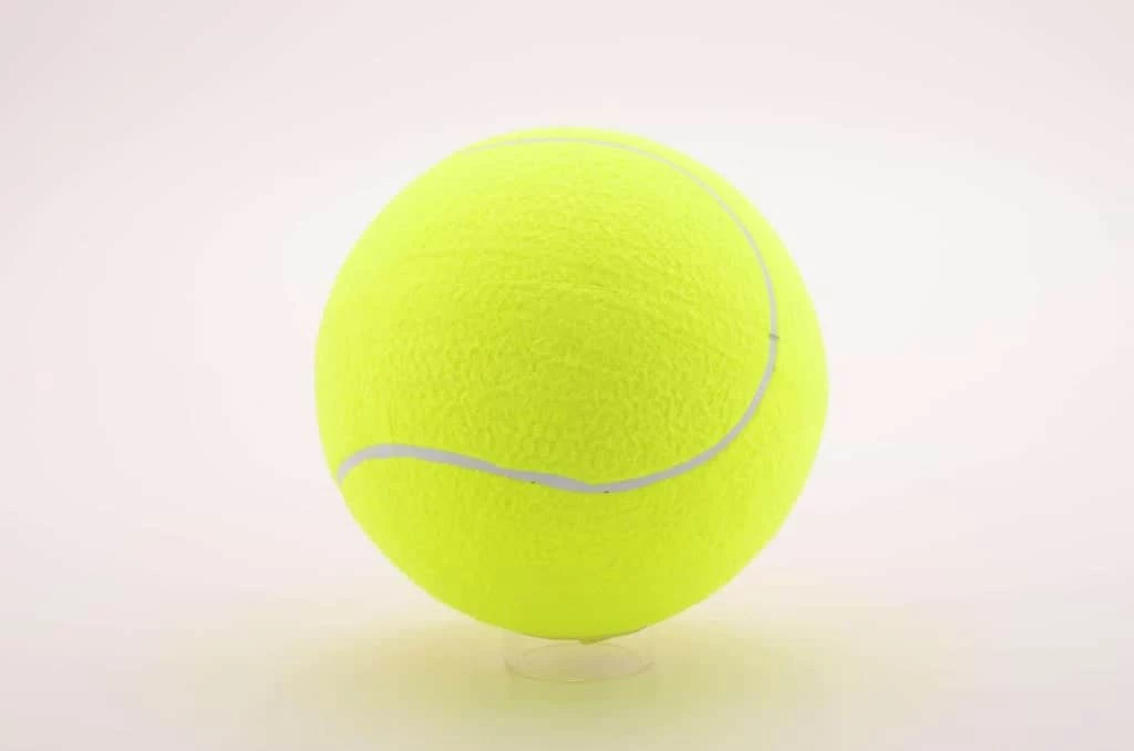 BALLE DE TENNIS GÉANTE (Diamètre 25 Cm) 3 BALLE DE TENNIS GÉANTE (Diamètre 25 Cm)