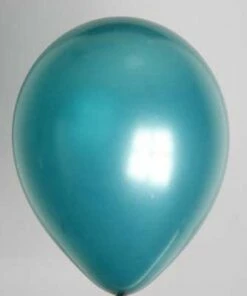 BALLONS TURQUOISES (Ballons Effet Métal)