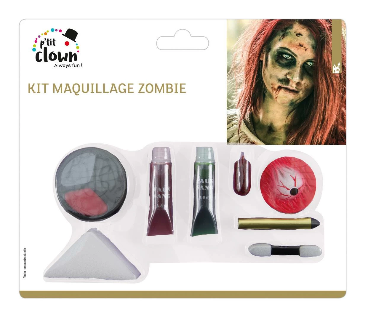 KIT MAQUILLAGE ZOMBIE 3 KIT MAQUILLAGE ZOMBIE