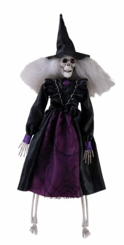 SQUELETTE DE SORCIÈRE (Taille 40 Cm - à Suspendre)