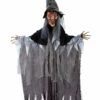 SORCIÈRE A SUSPENDRE (Décoration Son Et Lumière) Taille 140 Cm - Démo Vidéo -FêteMagique Soldes 22227