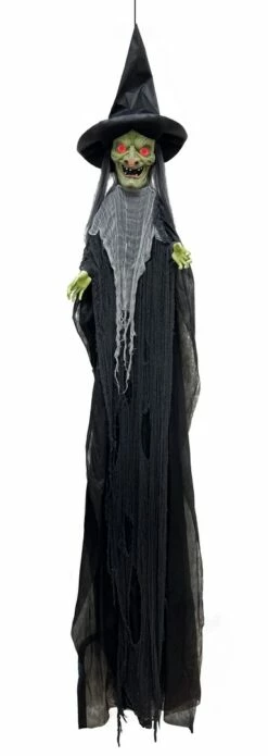 SORCIÈRE GÉANTE (Décoration Son Et Lumière) Hauteur 360 Cm