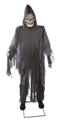 SQUELETTE GÉANT ANIMÉ (Décoration Son Et Lumière) Taille 180 Cm - Démo Vidéo