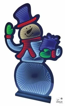 BONHOMME DE NEIGE A LED (Taille 76 Cm - Led Vision 3D)