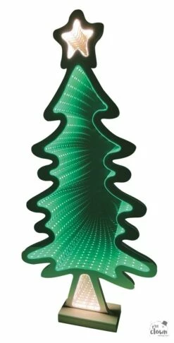 SAPIN DE NOEL LUMINEUX (Taille 120 Cm - Led Vision 3D)
