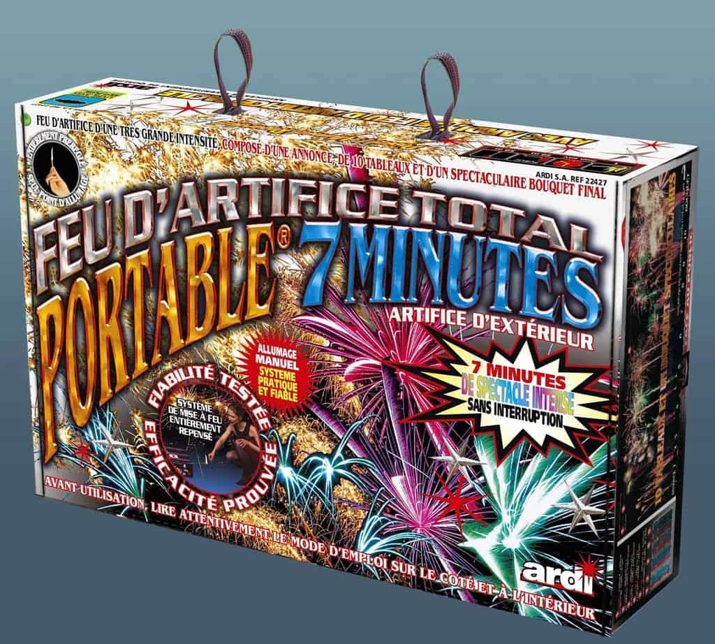 FEU D'ARTIFICE PORTABLE (Spectacle 7 Minutes) 3 FEU D'ARTIFICE PORTABLE (Spectacle 7 Minutes)