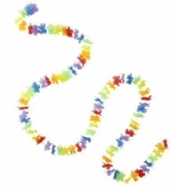 GUIRLANDE AVEC FLEURS (Longueur 3 Mètres)